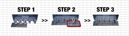 TEETH PLATE SET 22S / VERTICAL PIN - 22W4