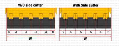 【MIJ】TEETH PLATE SET 25S / VERTICAL PIN - 25W4C10