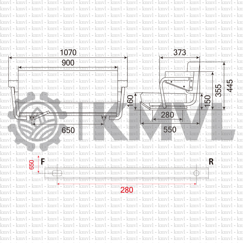 OPERATOR SEAT / OST1070T - Wheel Roller / Tire Roller etc.