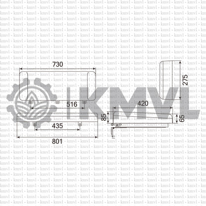 OPERATOR SEAT / 4710-53000-3 + 4716-04000-0 - SAKAI TW