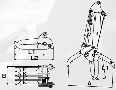 MECHANICAL FORK (KR) - KR120 / 11.0~14.0ton