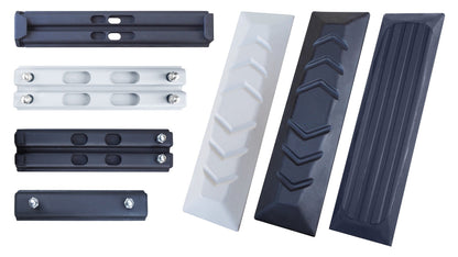 RUBBER PAD (OS), BOLT AND HOOK - UC-RP135H-400-BH-BK